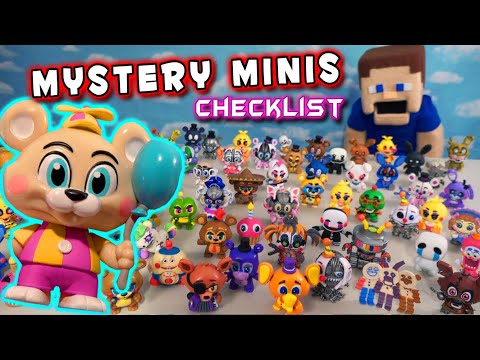 FNAF FUNKO Mystery Minis Complete Figures Checklist Series 1-8 Five Nights at Freddy's 2016-2023