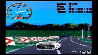 Jaguar XJ220 on Sega Mega CD. Gameplay & Commentary