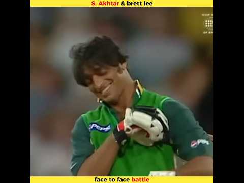 Shoaib akhtar & Brett Lee face to face #shorts