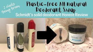 Best zero waste ALL NATURAL deodorant! + Why switch! | Schmidt's solid deodorant review