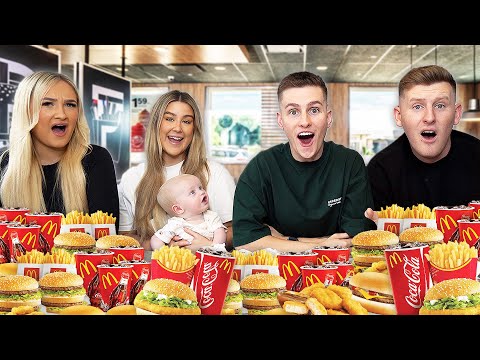 Last To STOP Eating MCDONALDS Wins £1,000 VS BRANDONIO AND ERIN BOWYER!