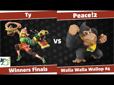 Walla Walla Wallop #4 Winners Finals - Ty (Min-Min) vs Peace!2 (Donkey Kong)