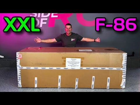 MASSIVE F-86 RC Jet Unboxing - You Won't Believe The Size