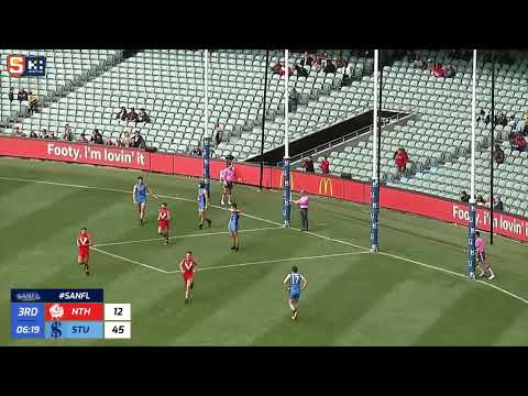 SANFL Reserves GF - North's Liam Hoy swings through his set shot
