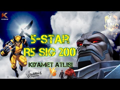 R5 Wolverine Sig 200 Kiyamet Atlisi vs. kisAsker-Redhulk | Marvel Contest Of Champions