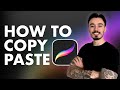 How To COPY AND PASTE in Procreate