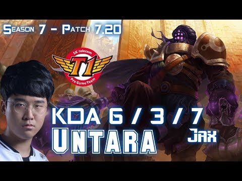 SKT T1 Untara JAX vs CAMILLE Top - Patch 7.20 KR Ranked