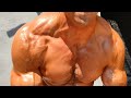 young bodybuilder showing his pumped muscle | flexing | muscle worship