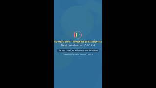 Play Quiz Live! - Broadcast by SS Infoverse