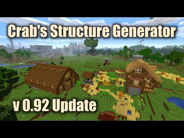 Crab S Structure Generator Not Updating For 1 18 Minecraft Data Pack