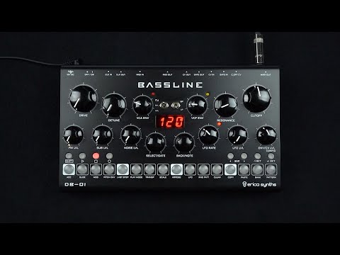 Erica Synths Bassline DB-01 Analog Desktop Synthesizer with MIDI and CV/Gate I/O image 4