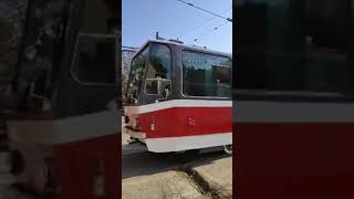 В Каменское привезли еще один «секонд-хенд» трамвай