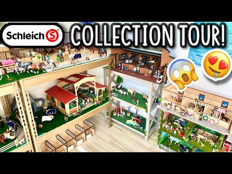 MASSIVE Schleich Collection Tour and Studio Tour! - Schleich Pferde Sammlung