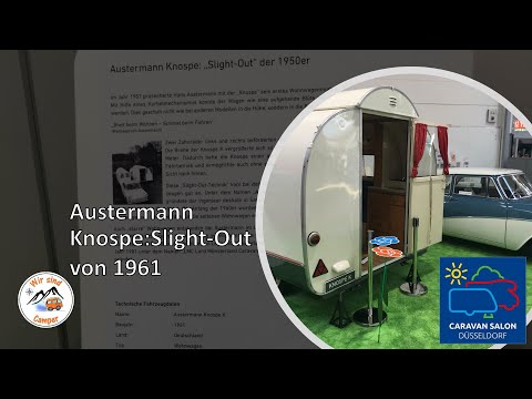 Der Austermann Knospe von 1961 auf dem Caravan Salon 2019