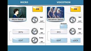 Ketron SD-90 Editing Input, Microphone and Harmonizer. Equalizer