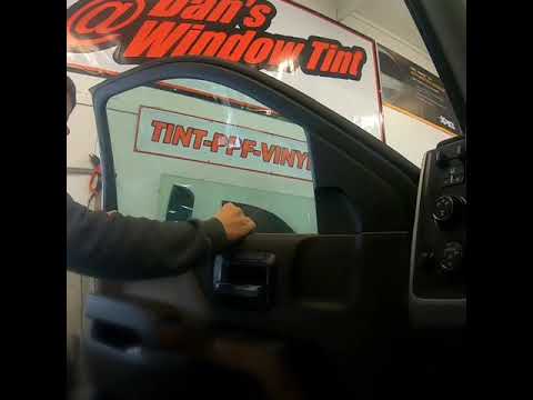 How to tint a GMC Chevy truck in 5 min.. with a plotter