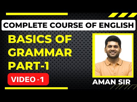 Basics of English grammar||English for competitive exams||aman vashist free course||english grammar