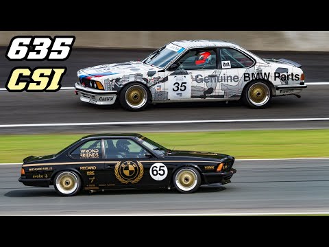 BMW E24 635 CSI Group A | Lovely straight-6 sounds at Spa & Zolder