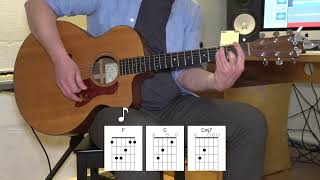 Moon River - Acoustic Guitar - Frank Sinatra - Original Vocal Track - Chords