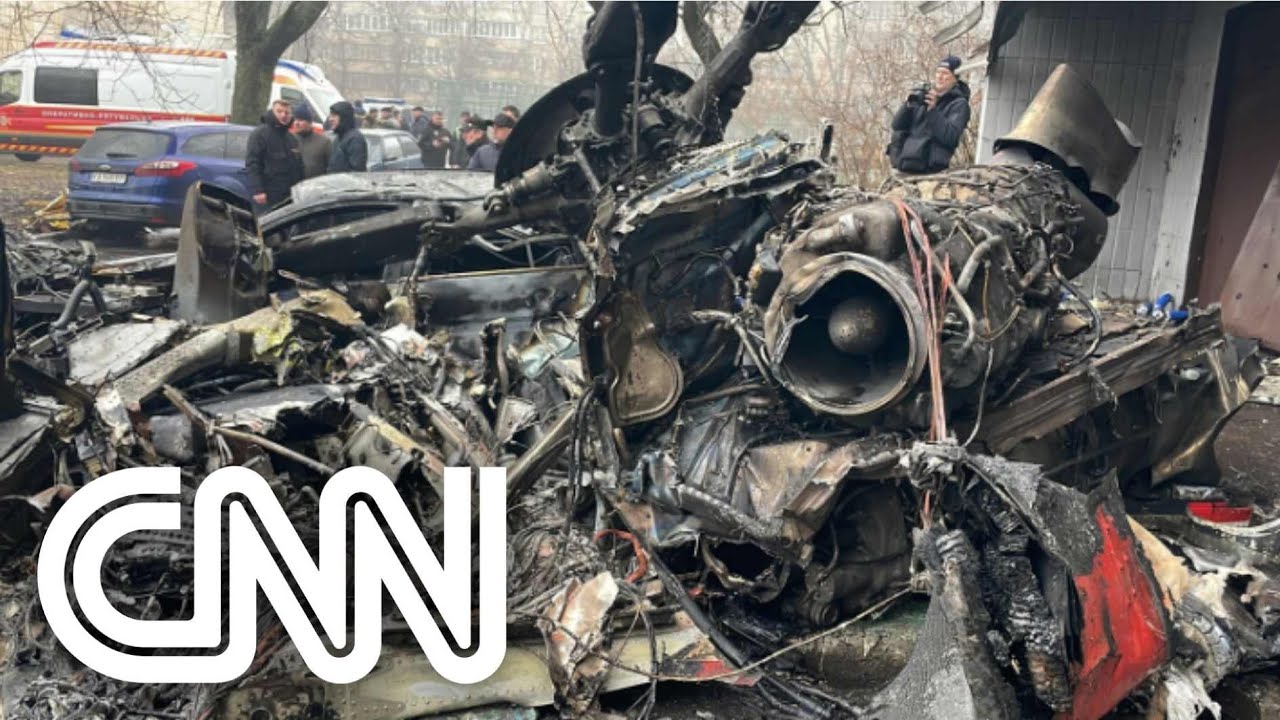 Queda de helicóptero na Ucrânia deixa ao menos 16 mortos, entre eles ministro do Interior