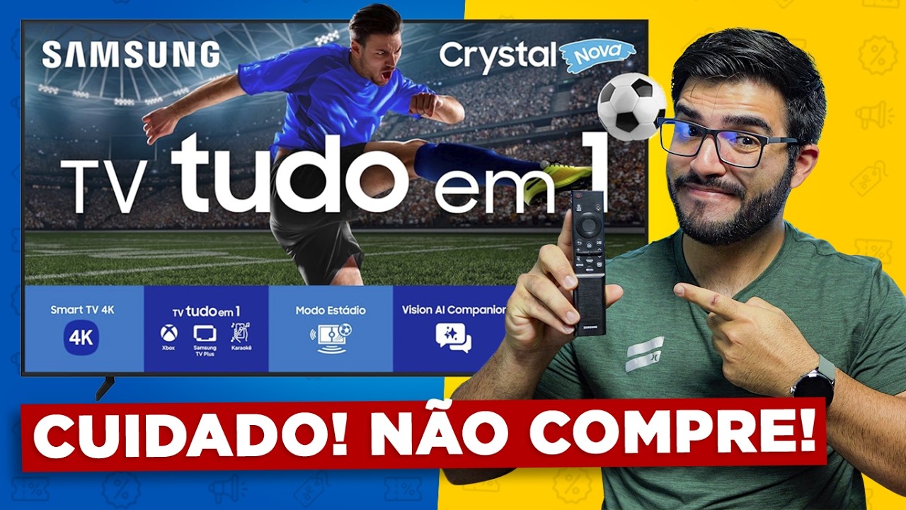 Miniatura da avaliação em vídeo de Smart TV Samsung U8100F Crystal UHD 4K 43 Polegadas