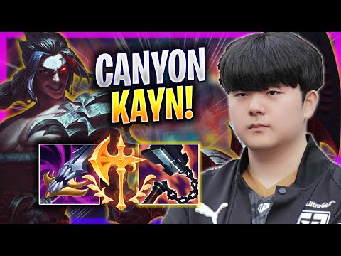CANYON IS SO CLEAN WITH KAYN! - GEN Canyon Plays Kayn JUNGLE vs Lee Sin! | Season 2023