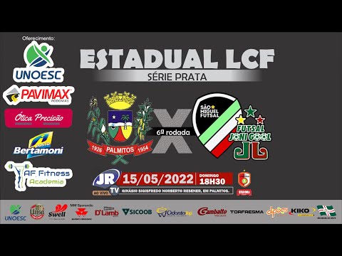 ⚽ SÃO MIGUEL FUTSAL/JONI GOOL x PALMITOS FUTSAL - Série Prata ::::6ª Rodada::::
