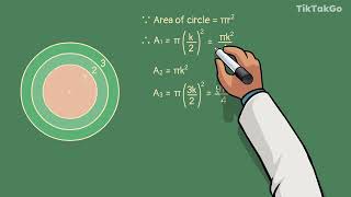 C11.B2.TP3 - Ratio of areas of 3 concentric circles