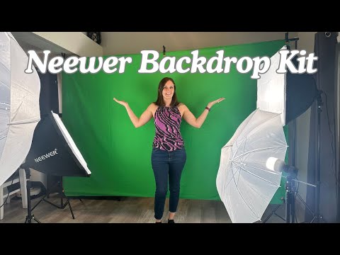 Unboxing & Setup of NEEWER Photography Lighting Kit with Backdrops | Ultimate Photo Studio Equipment