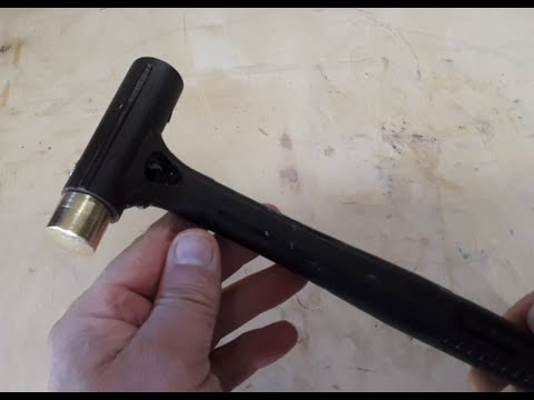 Making a Brass Fretting Hammer