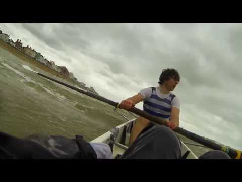 Itchen Imperial Novice C Crew sinking at Deal in the South Coast Rowing Championships