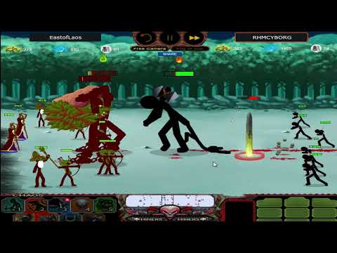 Stick Empires - RHMCyborg vs EastofLaos - Chaos vs Order