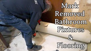 Mark Removed Bathroom Fixtures & Flooring, I Made Applesauce