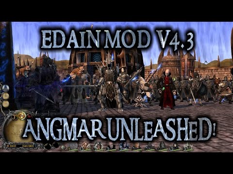 LOTR BFME II Edain Mod 4.3 Skirmish [#14]: 1v1 ANGMAR UNLEASHED!