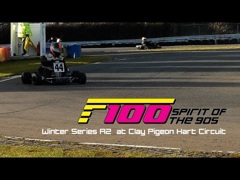 F100 90s 2015 Winter Series Round 2 Feature - 100cc karting at its best