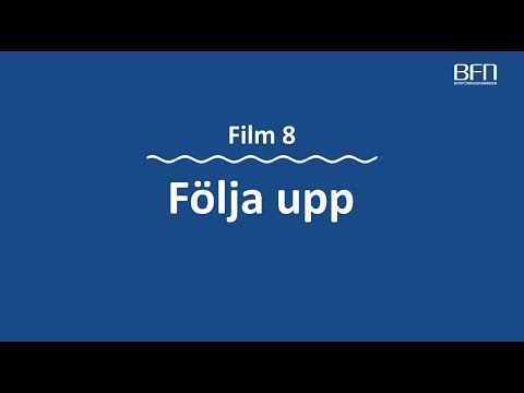 Följa upp – en film i Bokföringsnämndens serie 13 filmer om bokföring