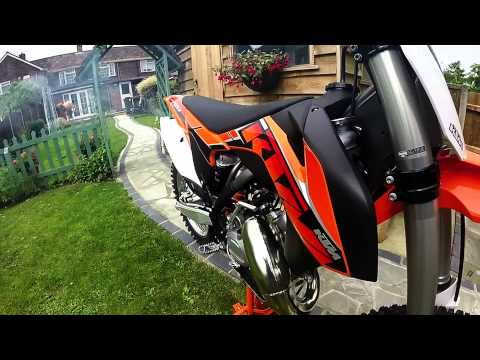 KTM 125 sx 2014 brand new running (FULL 1080p Go Pro)