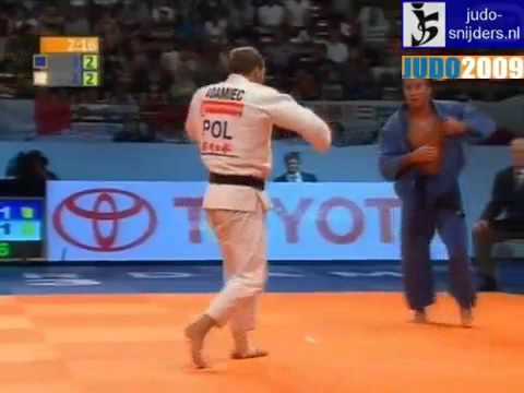 JUDO 2009 World Championships: Sezer Huysuz (TUR) - Tomasz Adamiec (POL)