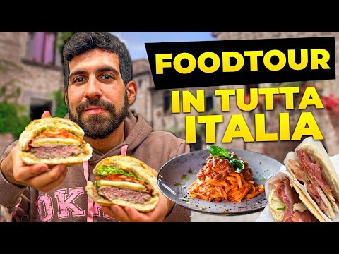 MANGIO IN TUTTA ITALIA - ITALYFOODTOUR tutta Italia Ep1