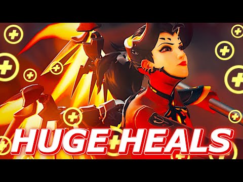 20k Healing Done! 💉 - HUGE Mercy Heals (Overwatch)