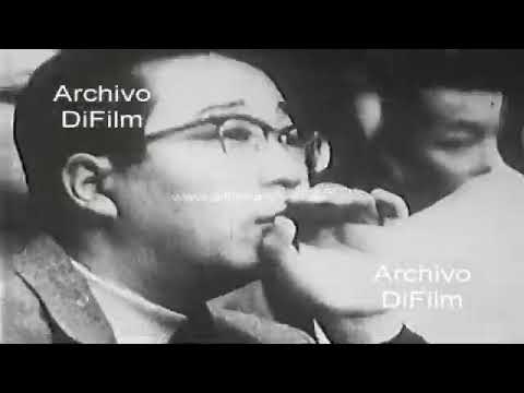 Boxing: Japanese Yoshiaki Numata defeats Brazilian Raul Rojas by Knock-Out - 1970 ARCHIVE FOOTAGE