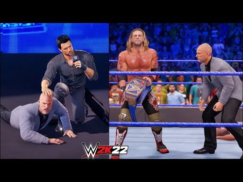 WWE 2K22 My Rise Mode - Adam Pearce Helps Edge Become Universal Champion #20