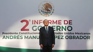 2º Informe de Gobierno del Presidente Andrés Manuel López Obrador