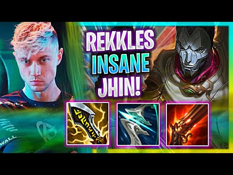 REKKLES IS INSANE WITH JHIN! | KC Rekkles Plays Jhin ADC vs Ezreal! | Season 2022