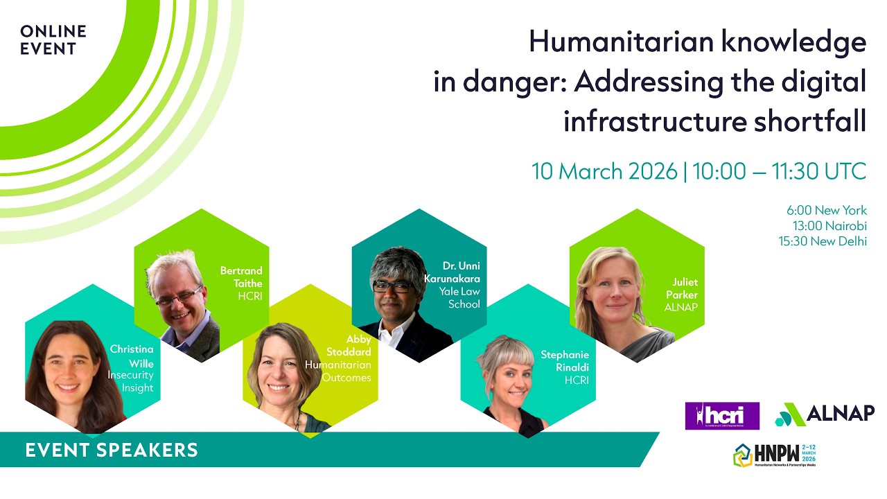 Humanitarian knowledge in danger: Addressing the digital infrastructure shortfall