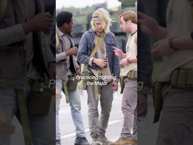 When our boys aren't walking, they're...