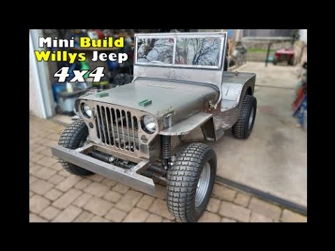 4x4 Willys Mini Jeep 4x4 Car Build EP 19 body Windshield Mig Weld Stainless Exhaust Fabrication