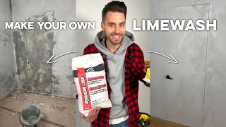 Make and Paint Your Own Limewash!