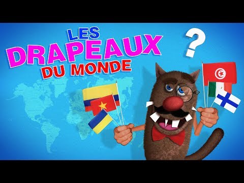 Apprendre aux enfants les Drapeaux du monde (Learn world flags for kids Serie 01) 4k