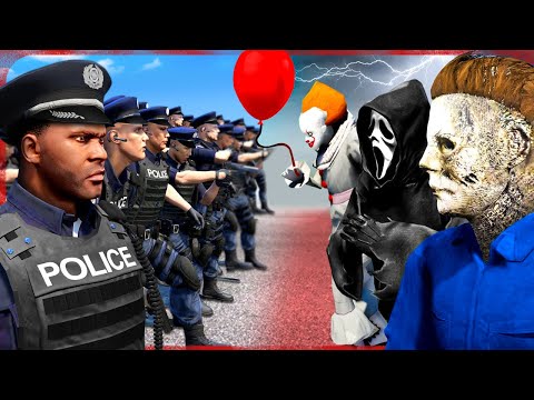 POLICE VS TUEURS EN SÉRIE SUR GTA 5 ! (Qui gagnera ?)